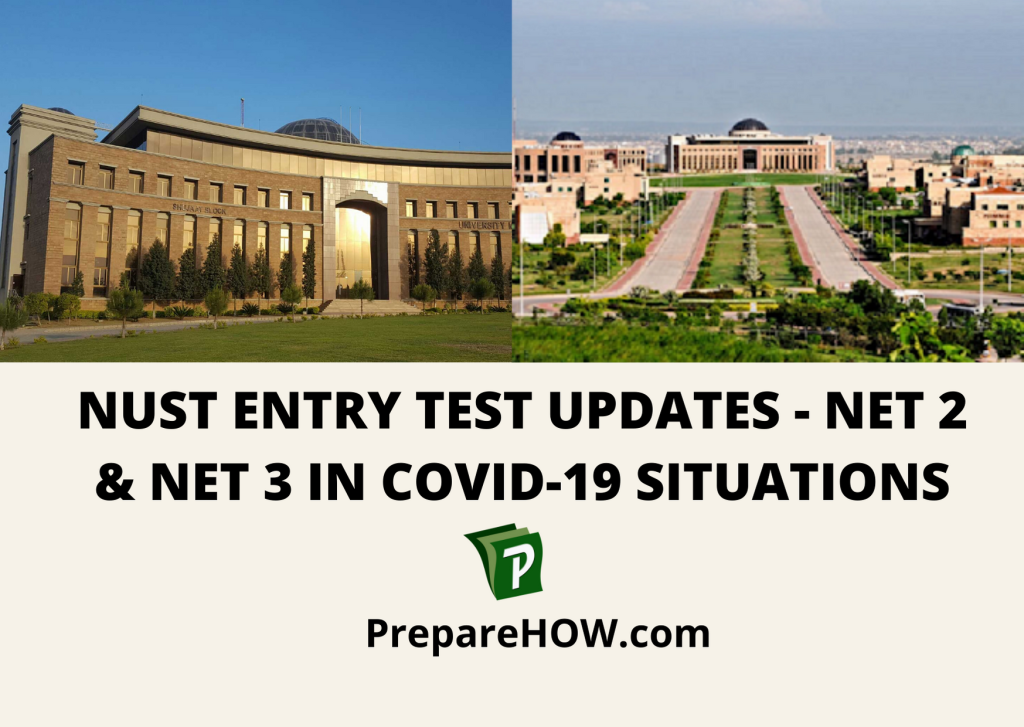 NUST Entry Test Updates - NET in COVID Situations | PrepareHOW Nust Entry Test